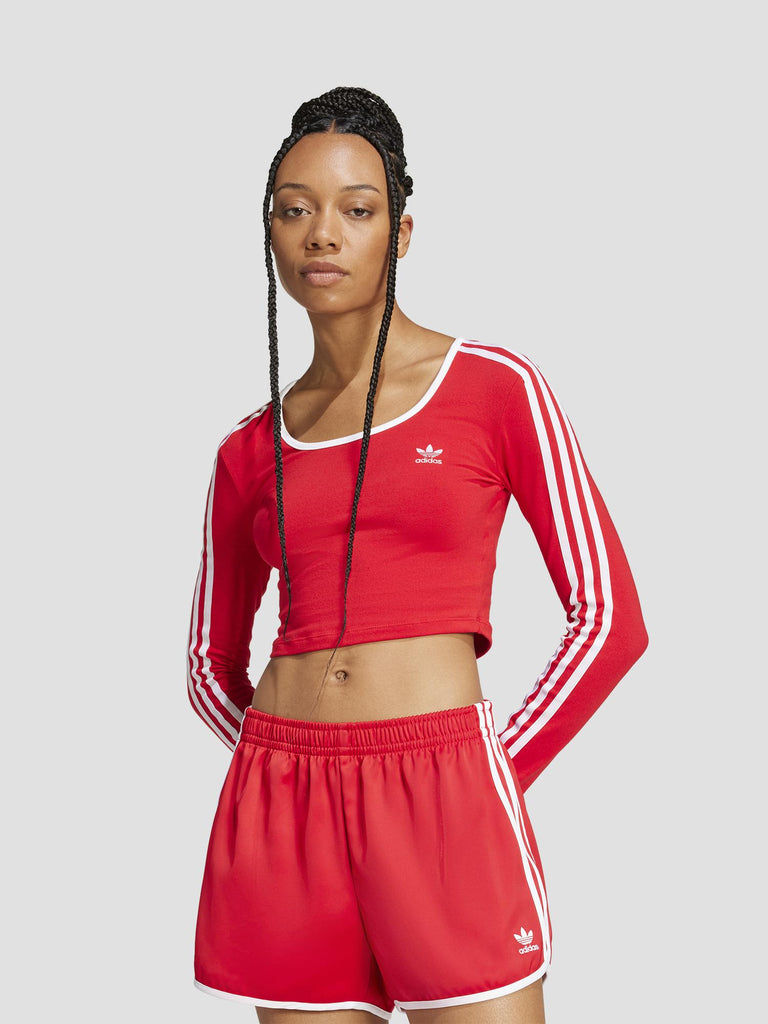 3S LS CROP JD4626 BETTER SCARLET ADIDAS 