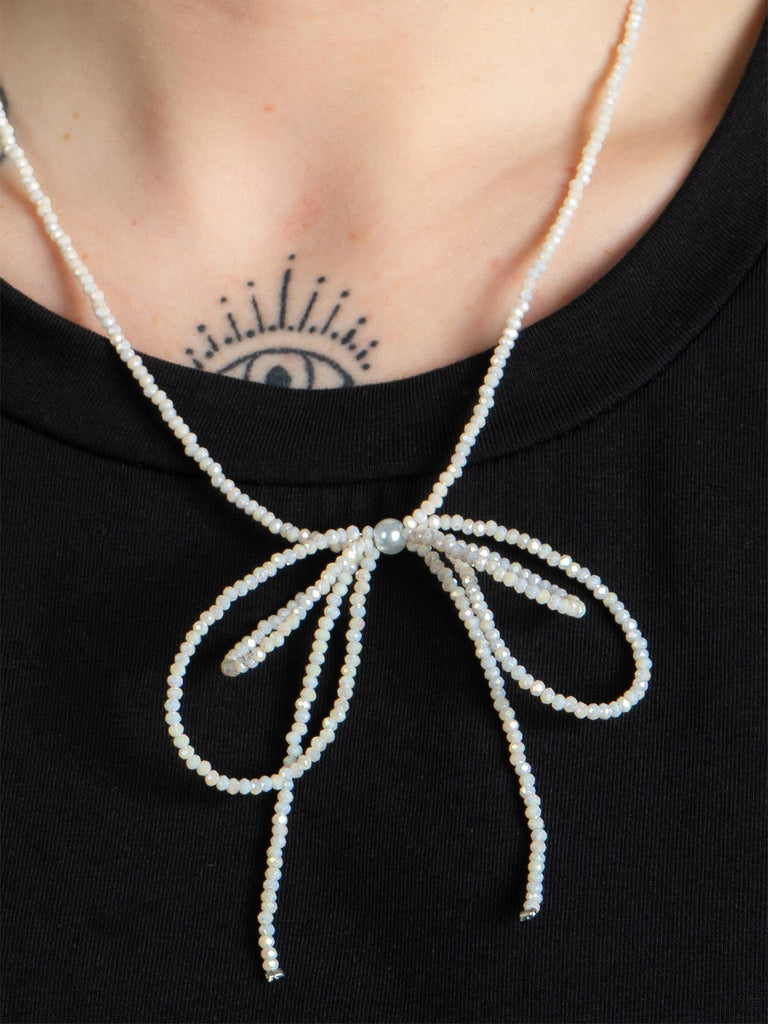 CRYSTAL BOW GRO7512 WHITE GROOVE 
