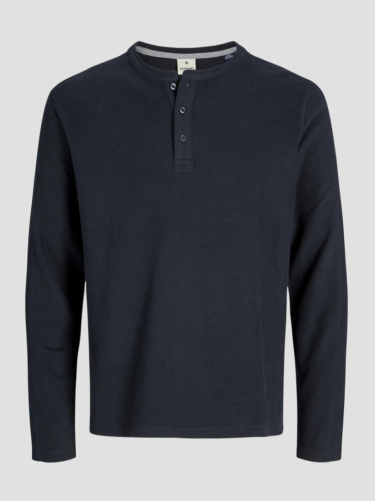 JPRBLUTYRELL LS HENLEY TEE 12266583 NIGHT SKY JACK&JONES 