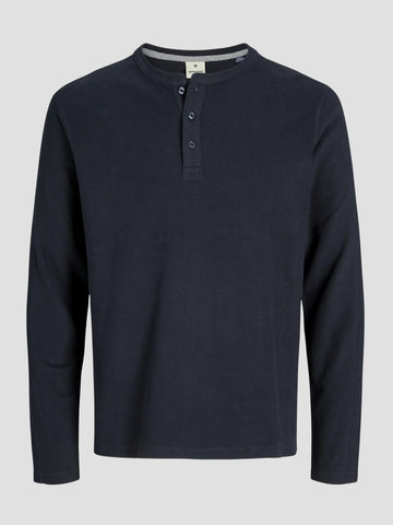 JPRBLUTYRELL LS HENLEY TEE 12266583 NIGHT SKY JACK&JONES 