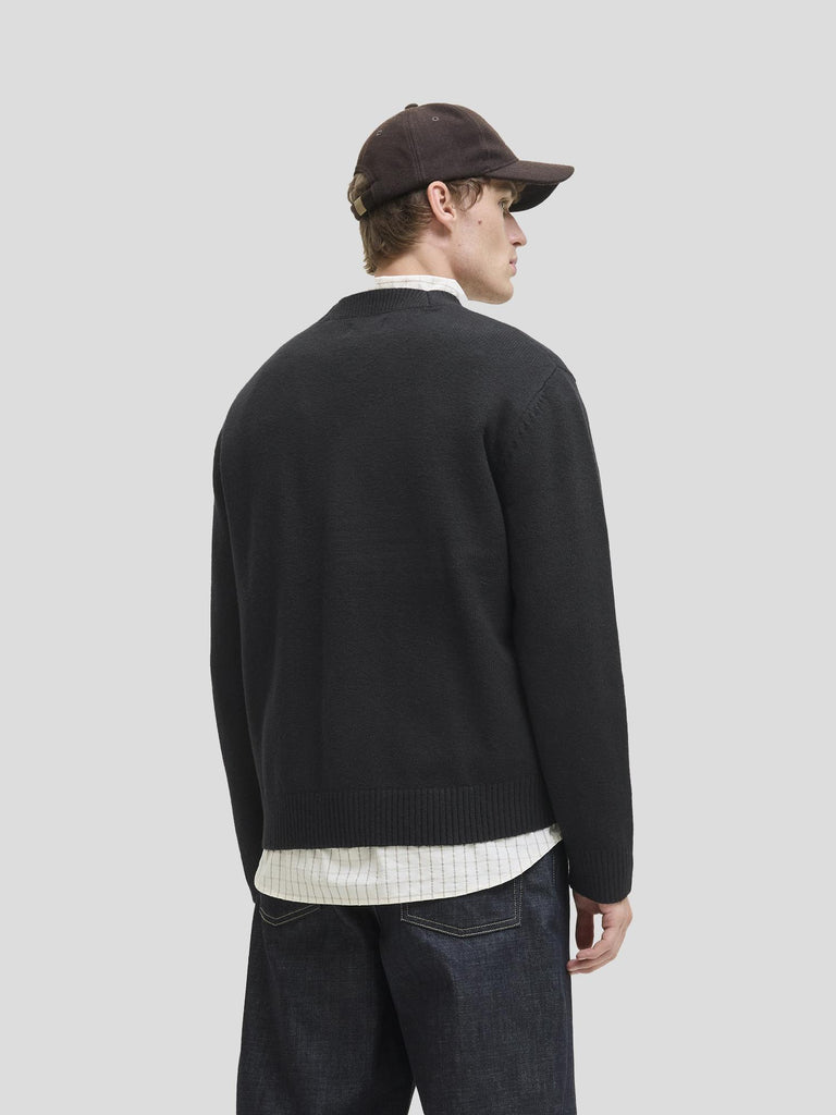 JORNORREBRO KNIT CARDIGAN LN 12282732 BLACK JACK&JONES 