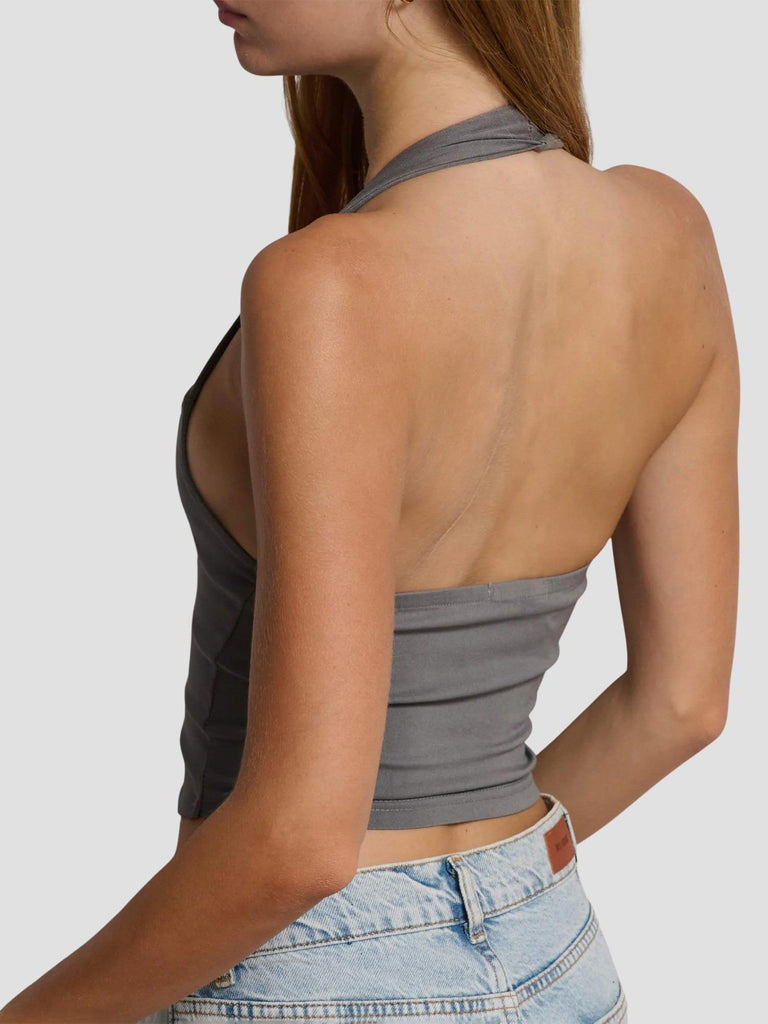 GILET BUSTINO CON GANCETTI GARDEN GREY SUITE BENEDICT 