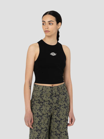 POWERS VEST W 4Y8D BLK1 DICKIES 