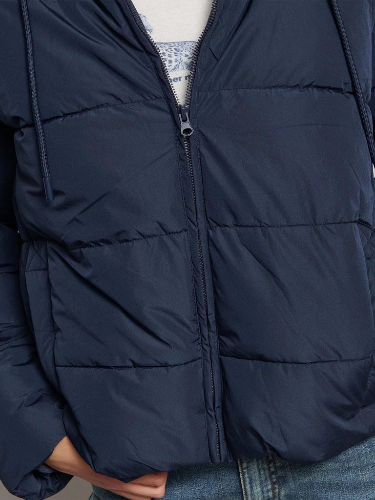 PIUMINO CON CAPPUCCIO ORPELLO DK NAVY SUITE BENEDICT 