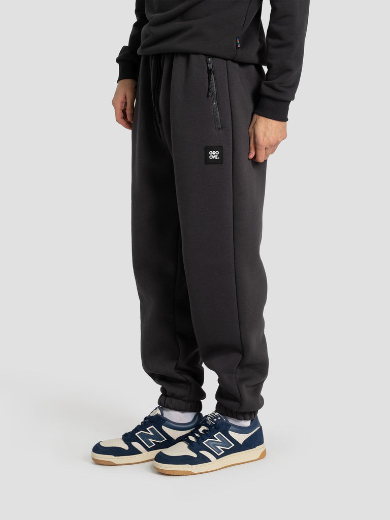 PANTA ZIP POLYCOTTON PESO INVERNALE BARL432 PIOMBO GROOVE 