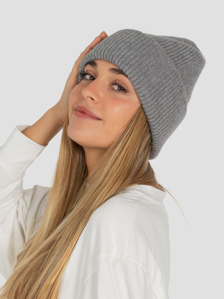 BEANIE MISTO LANA FASCIA ALTA GRO2013 GRIGIO MELANGE GROOVE 