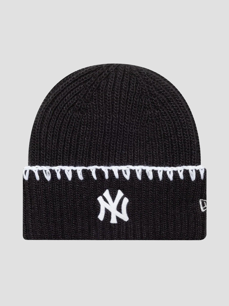 CHUNKY TOPSTITCH BEANIE 60691290 BLACK NEW ERA 
