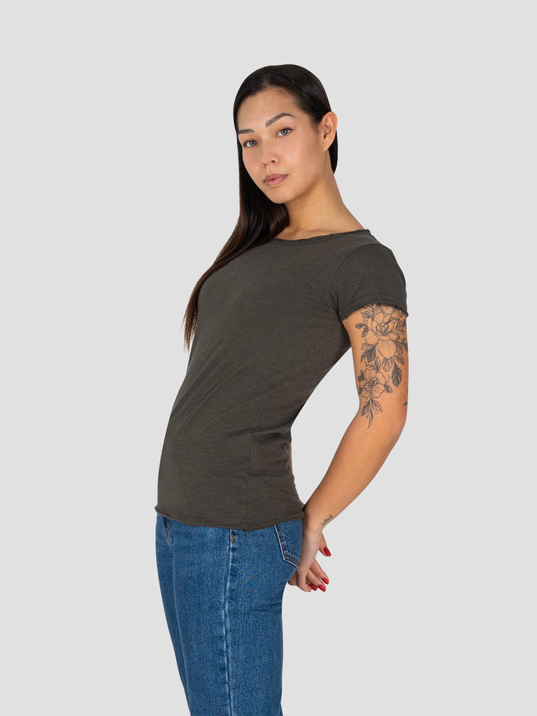 JERSEY FIAMMATA TAGLIO VIVO BARL1W MILITARE GROOVE 