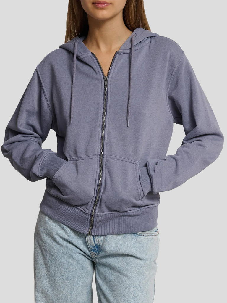 FELPA CON CAPPUCCIO KHLOE INDIGO WASHED SUITE BENEDICT 