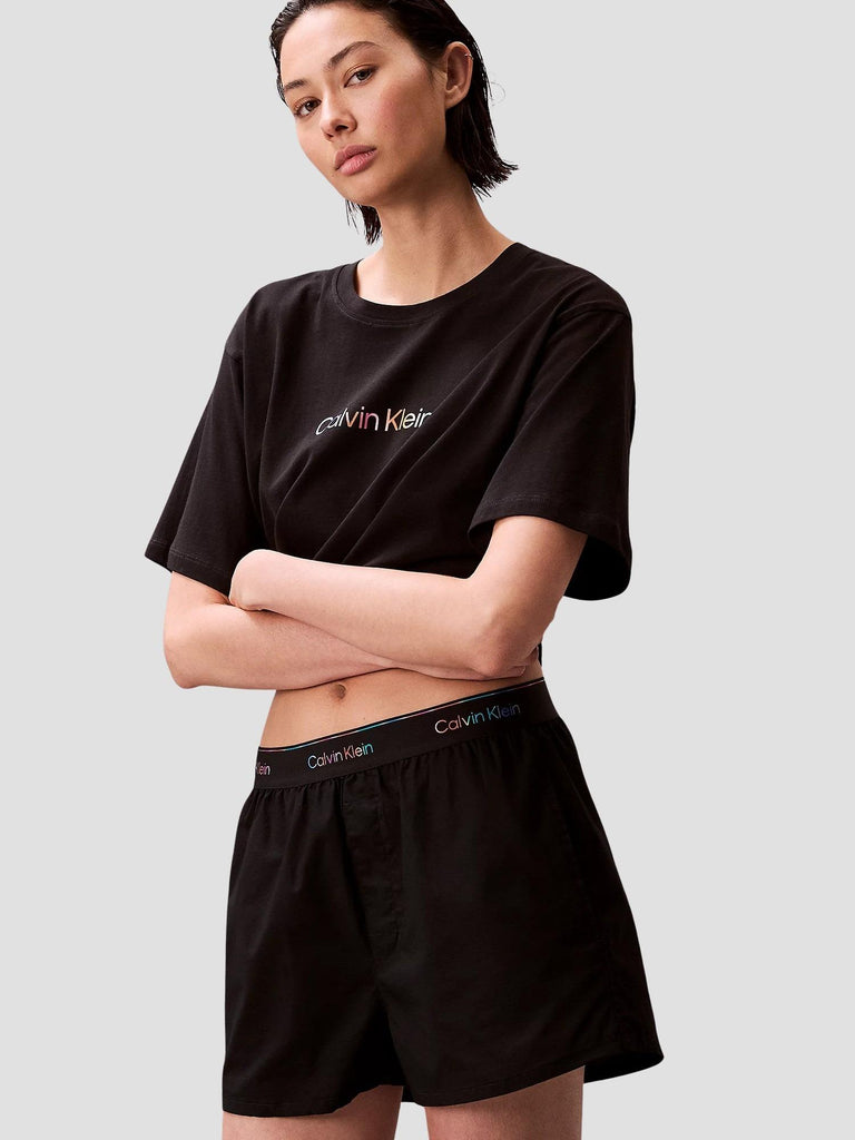 LOGO POPLIN PRIDE SHORT QS7471 UB1 CALVIN KLEIN 