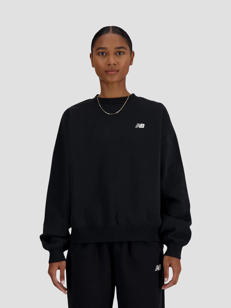 ESSENTIALS FLEECE CREW WT41511 BK NEW BALANCE 