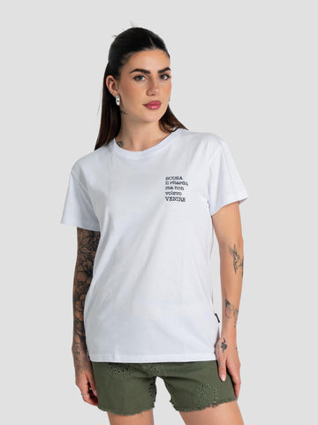 RICAMO SCUSA IL RITARDO RK1697/GR BIANCO GROOVE 