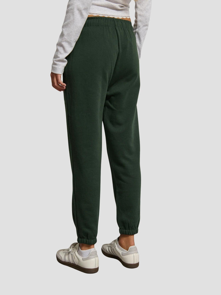 PANTALONE JOGGER FELPATO NIGEL252 DK GREEN SUITE BENEDICT 