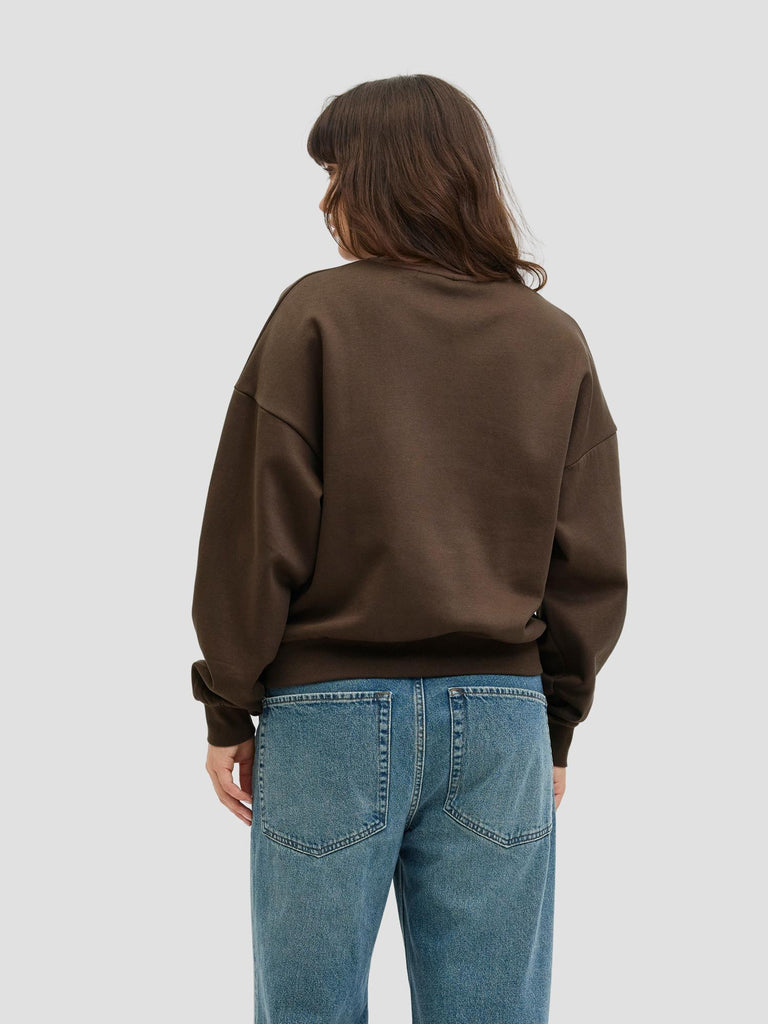 JXMERLE RLX SHORT LS CREW SWT LN 12260608 BRACKEN JJXX 