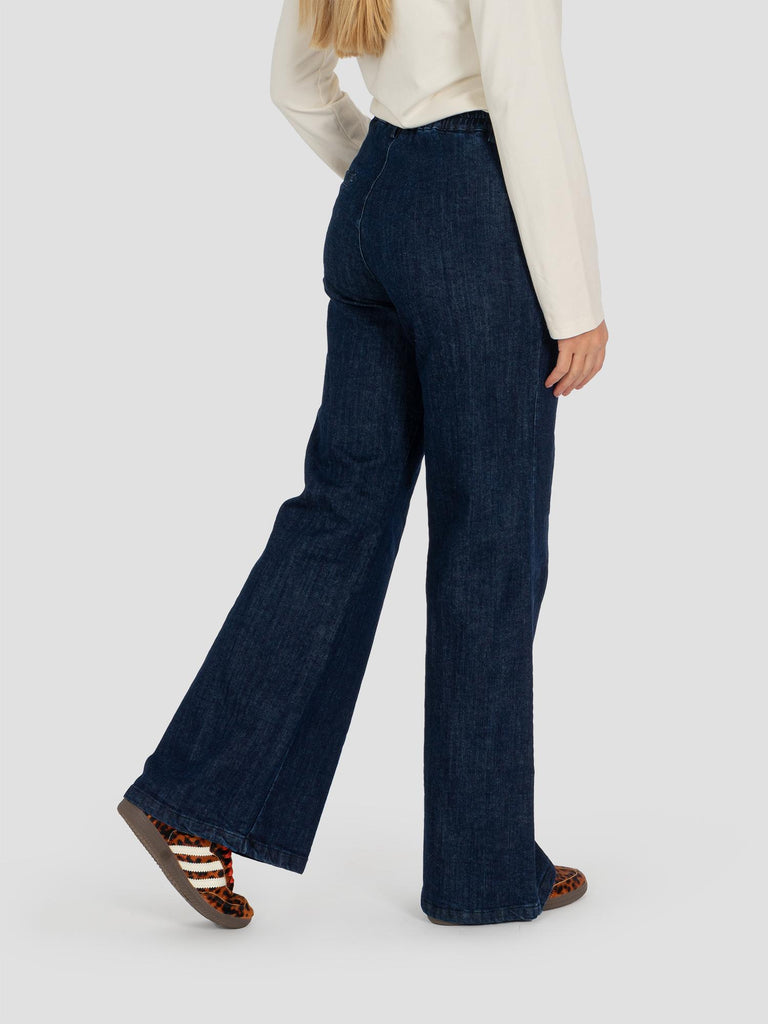 PALAZZO JEANS 6789J DENIM SCURO GROOVE 