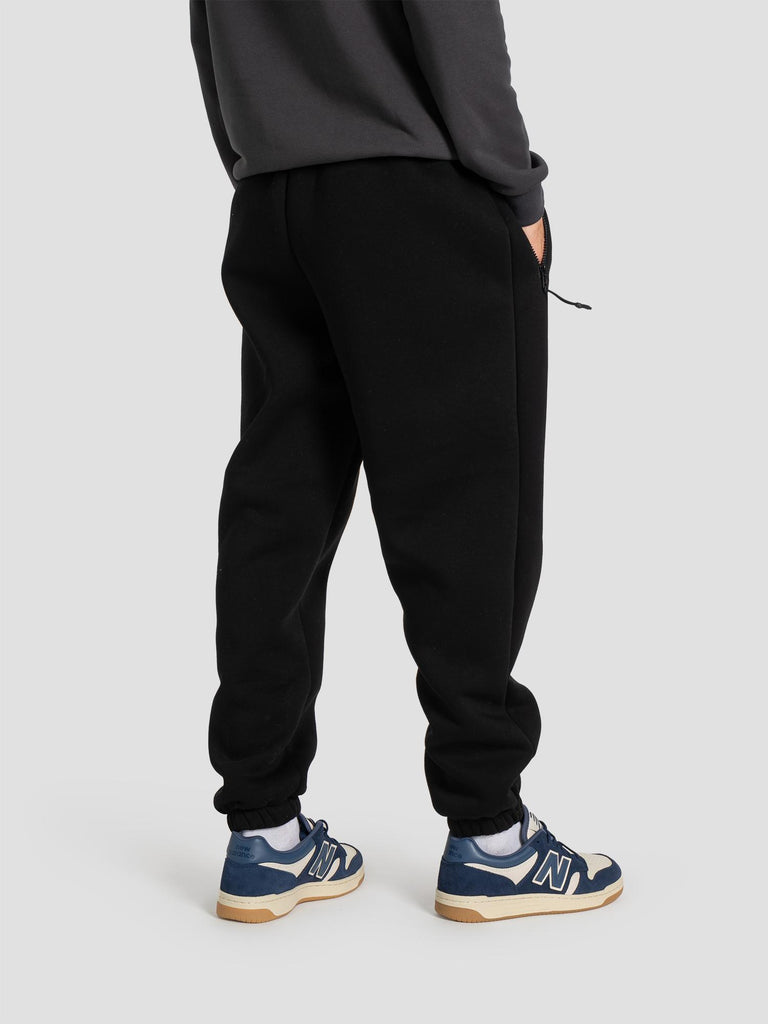 PANTA ZIP POLYCOTTON PESO INVERNALE BARL432 NERO GROOVE 