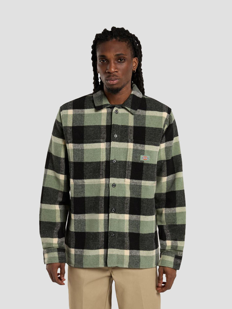 PLAID COALING LS SHIRT 4XZZ L191 DICKIES 
