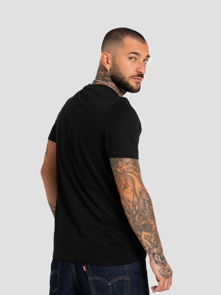 GIROCOLLO BASICO TSHIRT107 NERO GROOVE 