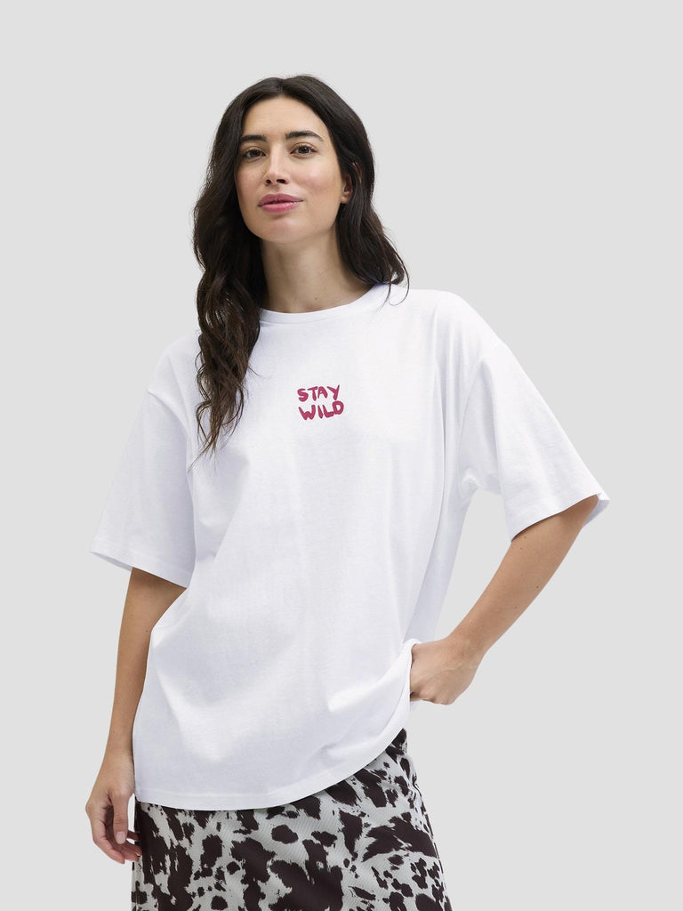 JXMILLOW LOOSE SS TEE JRS 12264392 BRIGHT WHITE JJXX 