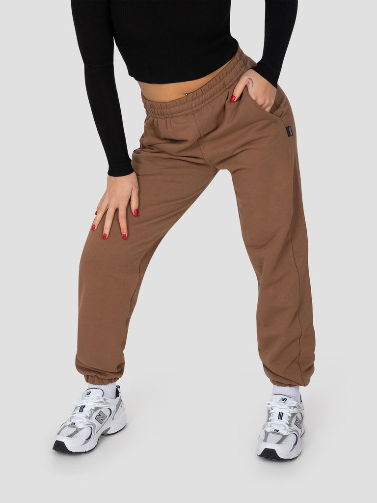 JOGGER FELPA LARGE PESO MEDIO BARL404W TABACCO GROOVE 