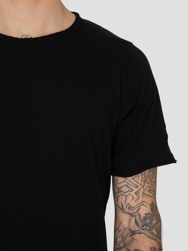 JERSEY FIAMMATA TAGLIO VIVO TSHIRT001 NERO GROOVE 