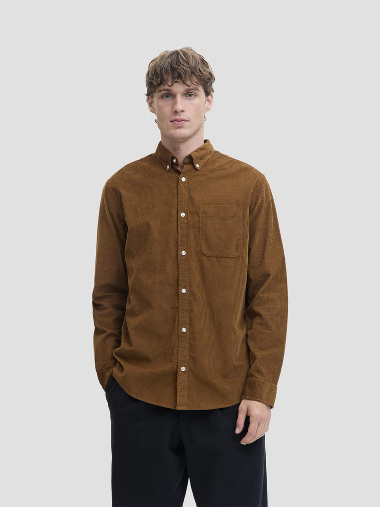 JJECLASSIC CORD SHIRT L/S SN 12278967 MONKS ROBE JACK&JONES 