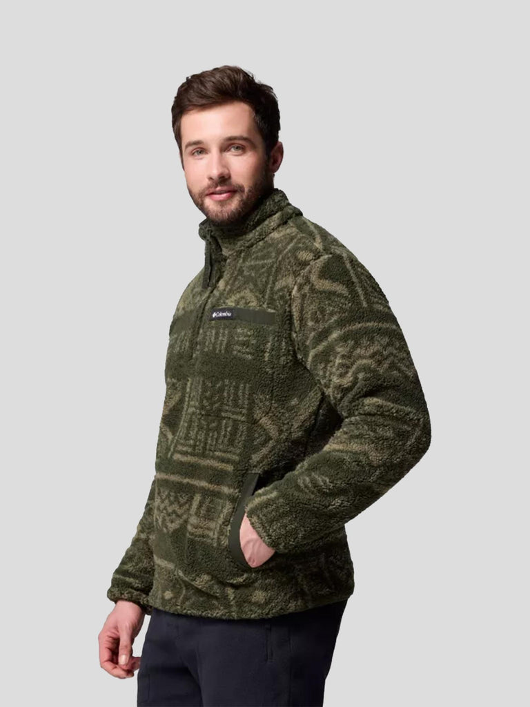 RUGGED RIDGE HIGH PILE HALF ZIP 2135471 366 COLUMBIA 
