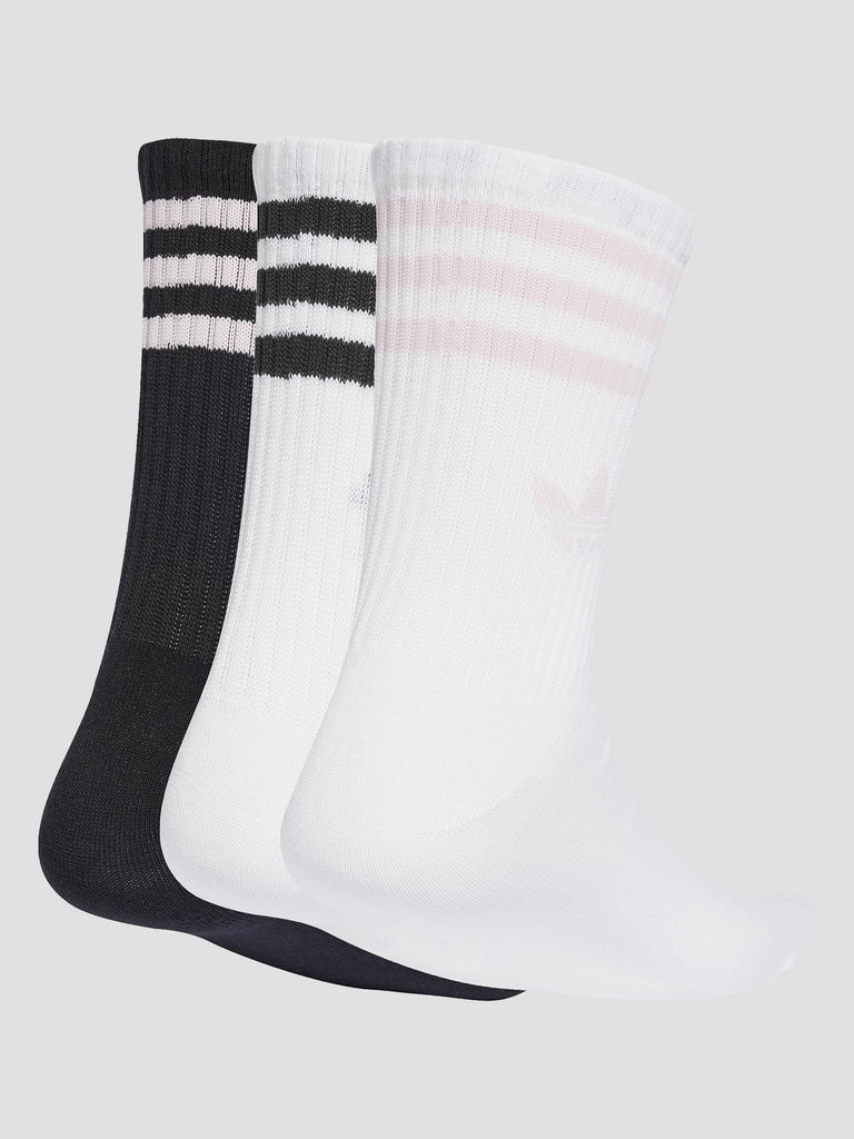 3S CREW S 3P JV7405 WHITE BLACK PINK ADIDAS 