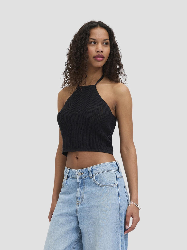 JXZOELLA HALTERNECK TOP KNIT 12275501 BLACK JJXX 