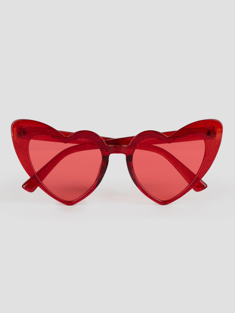 GLITTER HEART SUN001/02 RED GROOVE 