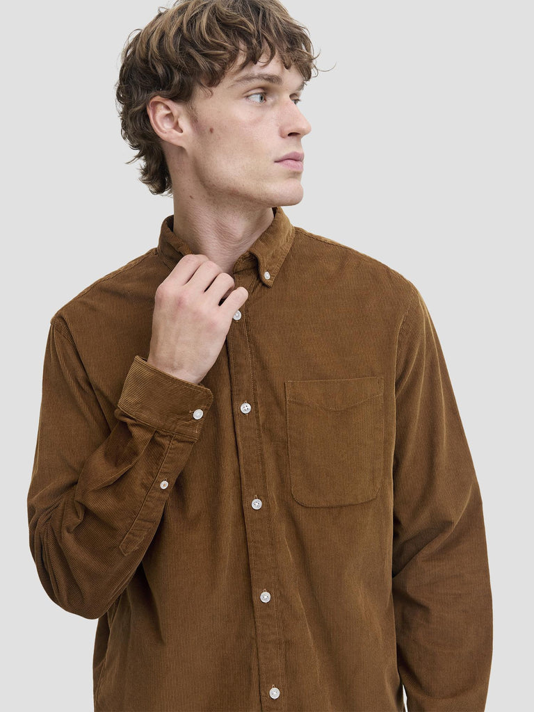 JJECLASSIC CORD SHIRT L/S SN 12278967 MONKS ROBE JACK&JONES 