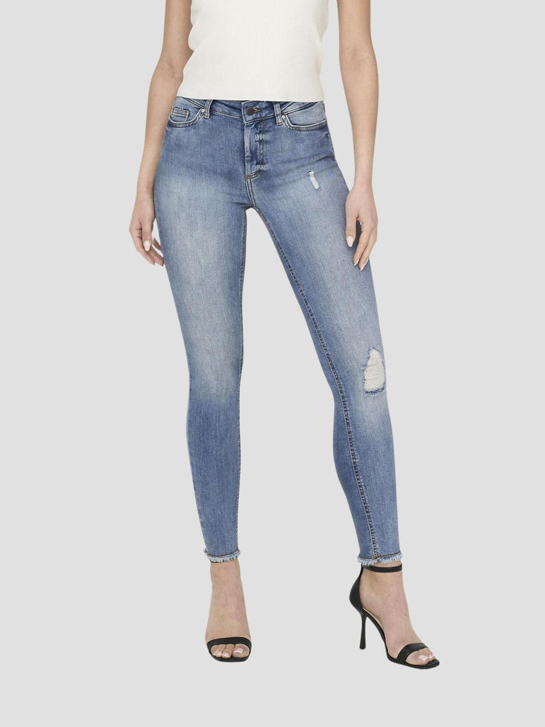 BLUSH MID SK ANK RAW JEANS REA333 NOOS 15151895 32 ONLY 