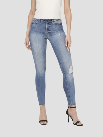 BLUSH MID SK ANK RAW JEANS REA333 NOOS 15151895 32 ONLY 