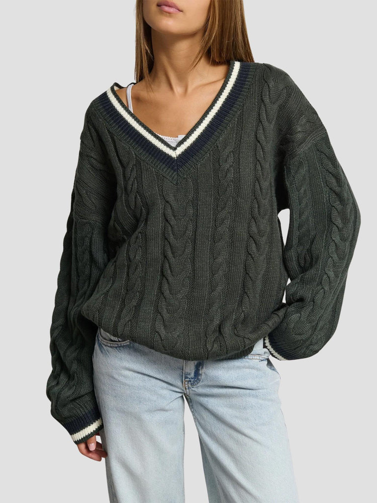 MAGLIONE COLLEGE OVER PRISCA DK GREEN-NAV-OFF SUITE BENEDICT 
