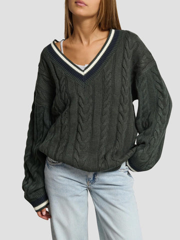 MAGLIONE COLLEGE OVER PRISCA DK GREEN-NAV-OFF SUITE BENEDICT 