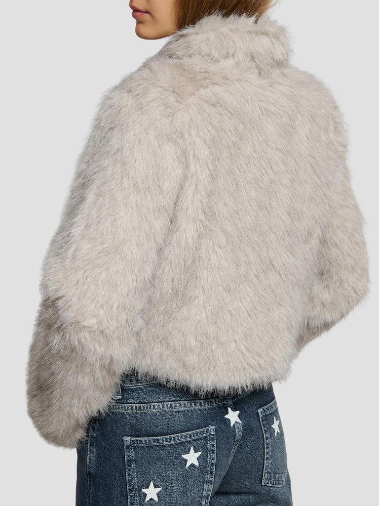 GIACCA EFFETTO PELLICCIA OPPIUM252 GREY SUITE BENEDICT 