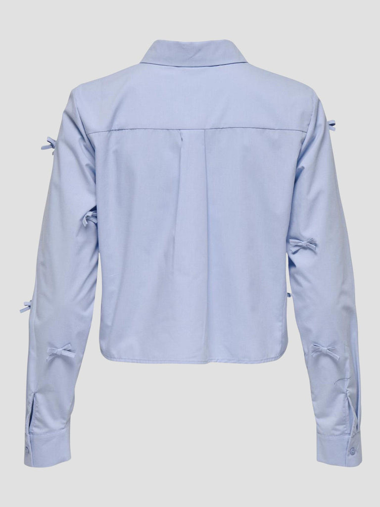 ONLBOWY LS BOW DETAIL SH SHIRT WVN 15344383 SERENITY ONLY 