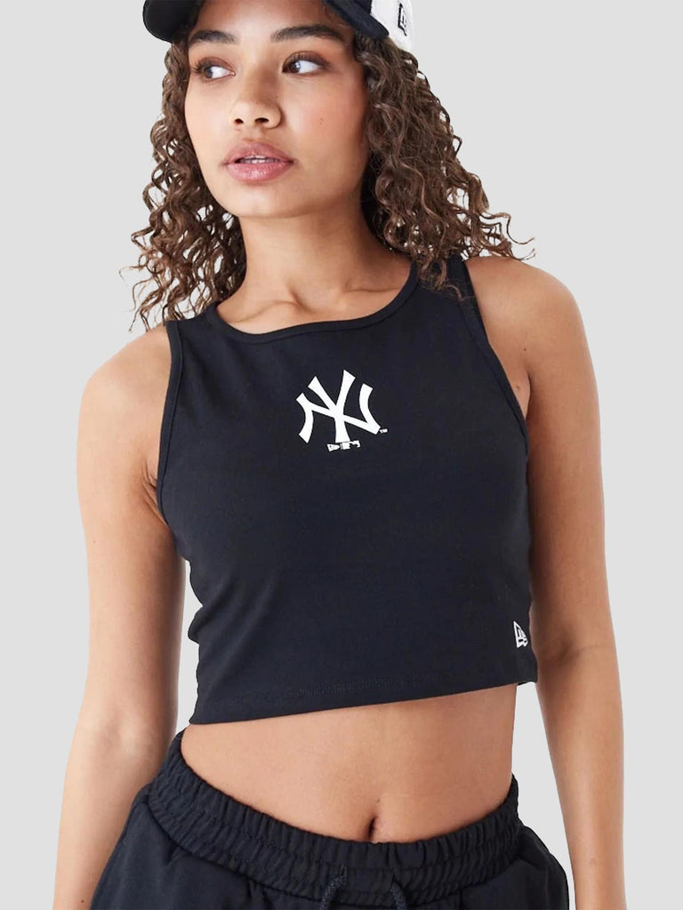 YANKEES MLB CROP TANK 60435314 BLACK NEW ERA 