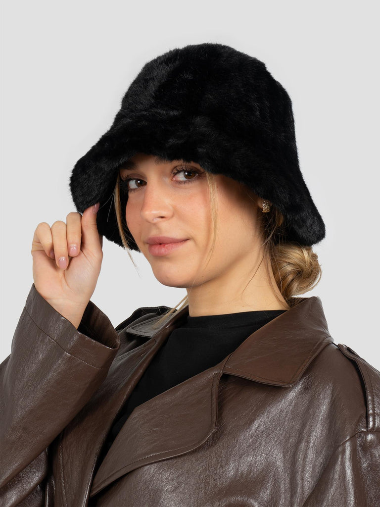FURRY BUCKET CAP016 BLACK GROOVE 