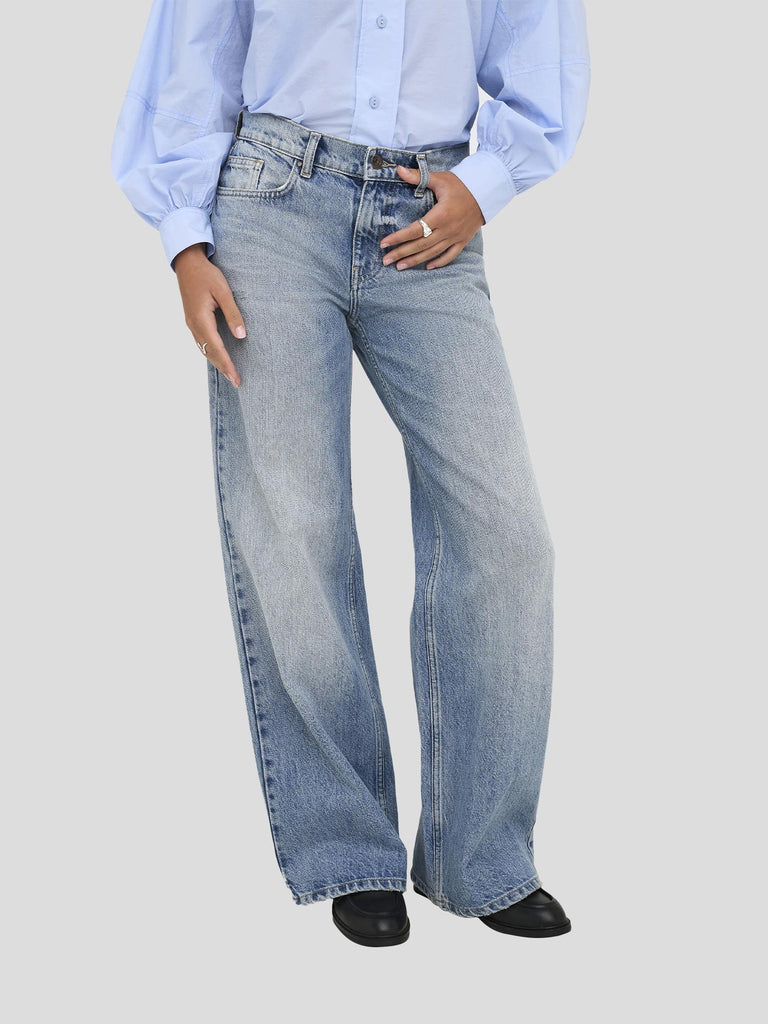 ONLHOPE LOW WAIST WIDE DNM TAI 15352047 MEDIUM BLUE DENIM 32 ONLY 