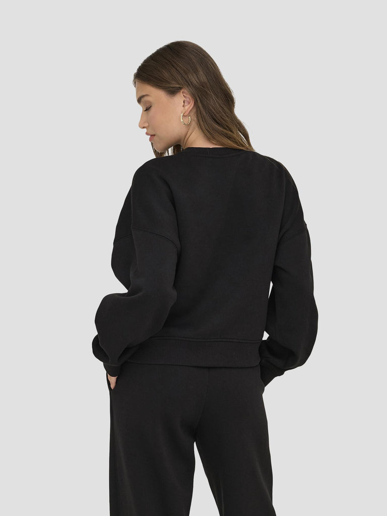 ONLBEST LIFE L/S CREW NECK SWT NOOS 15338727 BLACK ONLY 