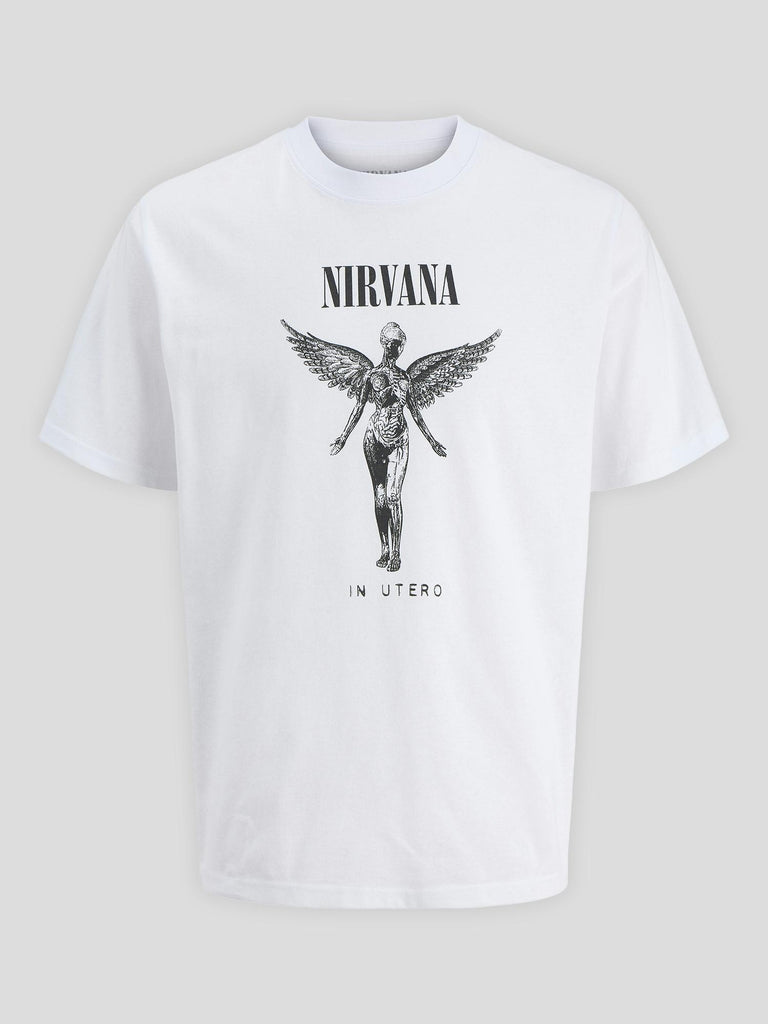 JPRBLUNIRVANA SS TEE 12287521 BRIGHT WHITE JACK&JONES 