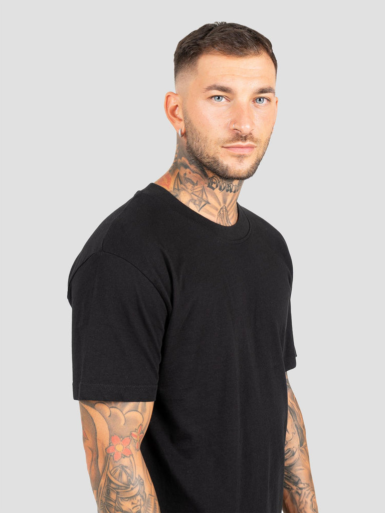 AMERICA COTTON TSHIRT110 NERO GROOVE 