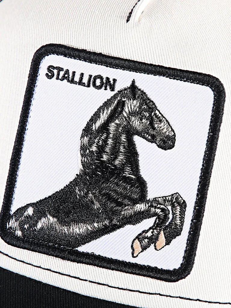 ANIMAL SERIES STALLION BLACK WHITE GOORIN 