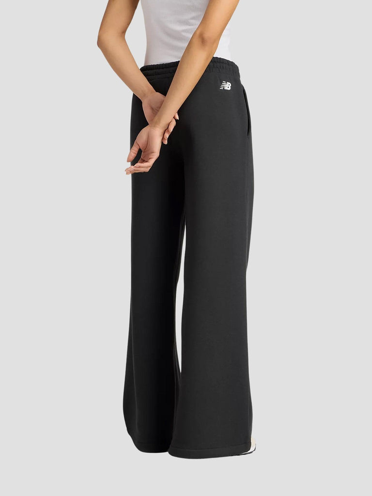 LINEAR HERITAGE FLEECE WIDE LEG PANT WP53902 BK NEW BALANCE 