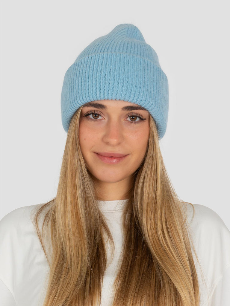 BEANIE MISTO LANA FASCIA ALTA GRO2013 AZZURRO GROOVE 