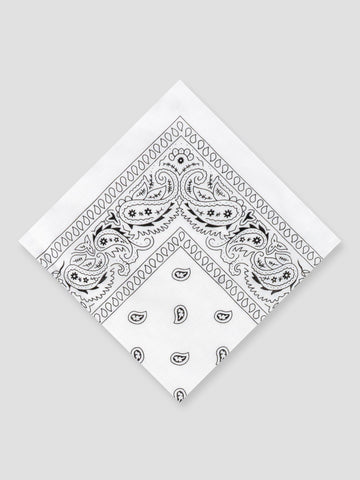 CLASSIC BANDANA BAN01 WHITE GROOVE 