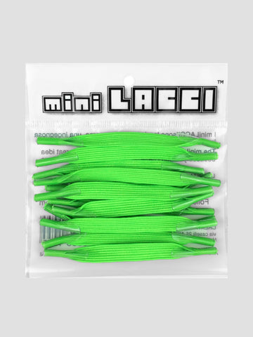ELASTICI COLORATI ML-08 VERDE FLUO MINI LACCI 