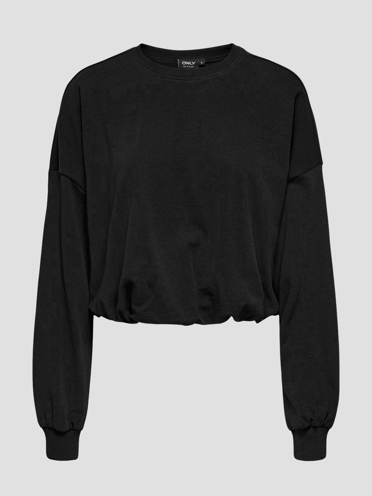 ONLFIE L/S BALLOON UB SWT 15356118 BLACK ONLY 