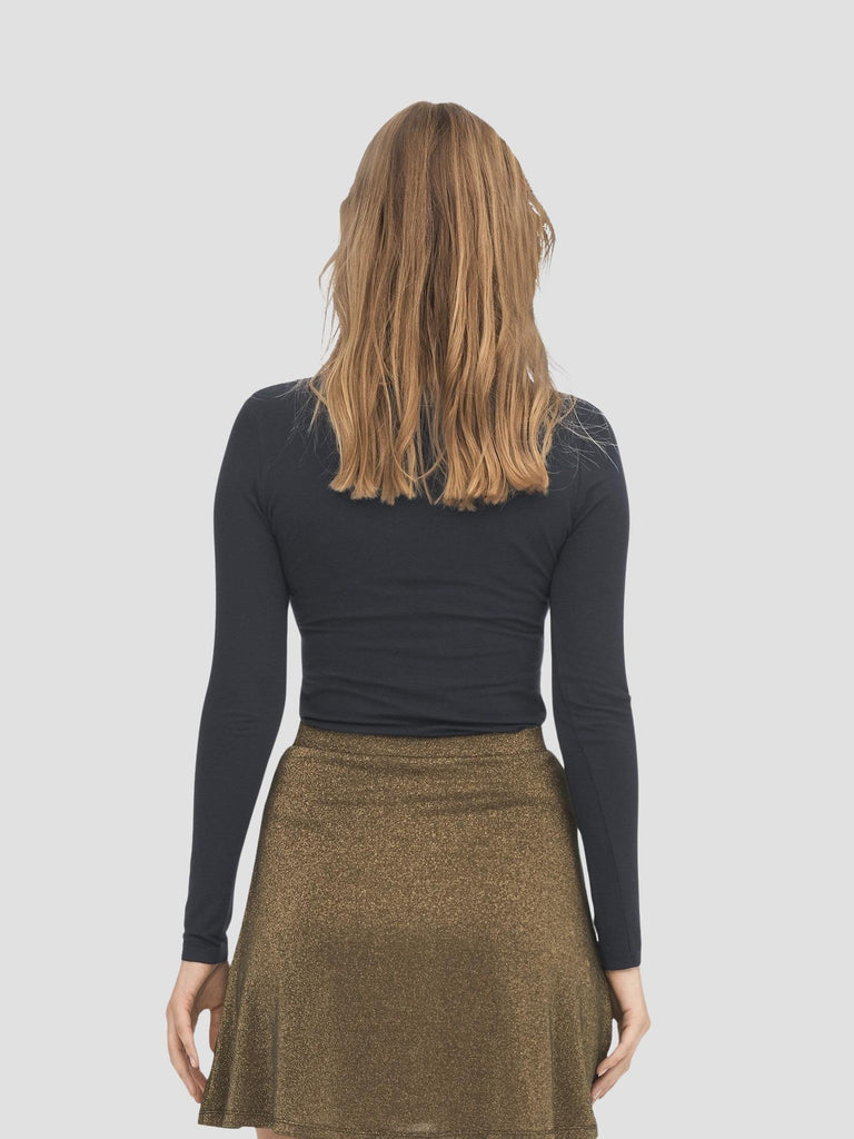 JDYMILA L/S O-NECK TOP JRS NOOS 15272092 BLACK JACQUELINE DE YONG 